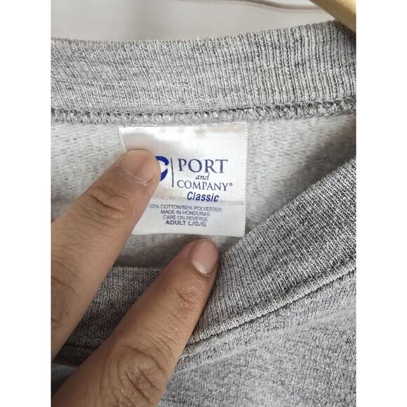 C Port Vintage Oregon Ducks Donald Surfing Crewneck Sweater Sz L #V - Picture 4 of 7